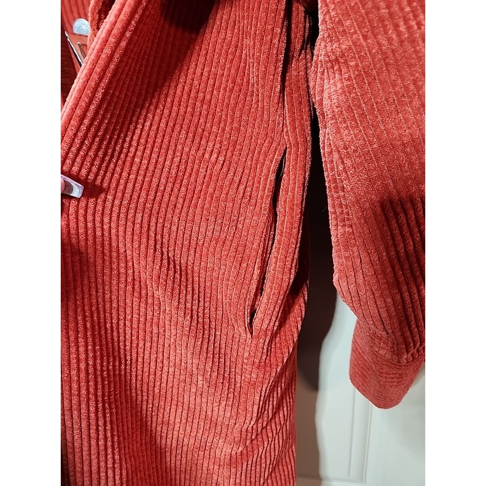 Ces Femme Jacket Size Medium Will Fit Large Rust Orange - Picture 4 of 4